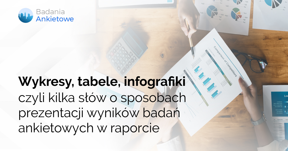 Wykresy, tabele, infografiki - czyli kilka słów o sposobach prezentacji wyników badań ankietowych w raporcie